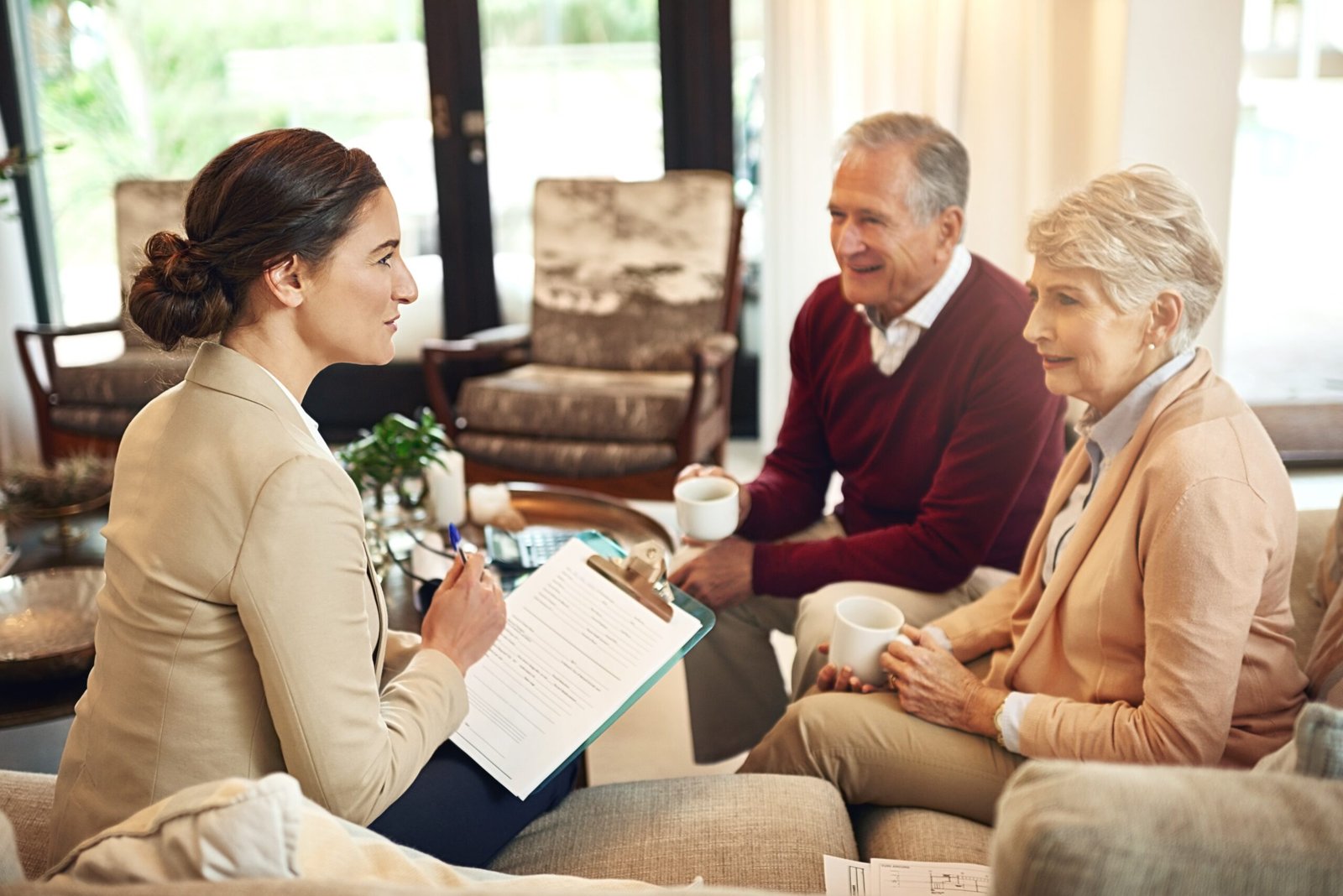 Bingham-Law-Group-Star-Valley-2 Older Couple with Woman Attorney