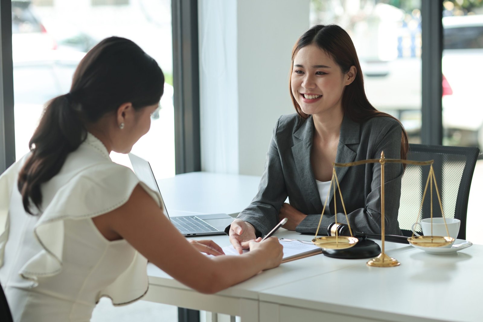 Bingham-Law-Group-Lander-4 Client with Attorney