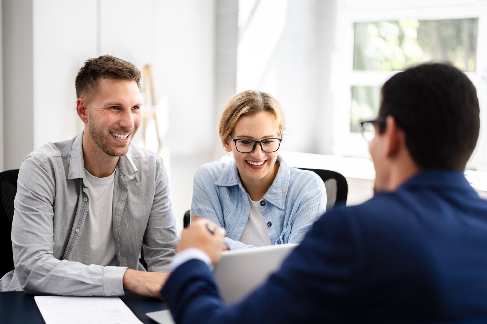 Bingham-Law-Group-Bountiful-2 Couple Meeting with Attorney